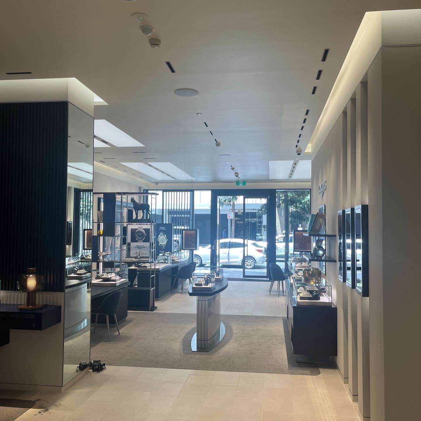 commercial electrician gold coast shop fitout lights, fire, data and cabling