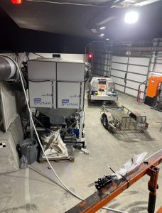 industrial electric ian maintenance of machinery in workshop project