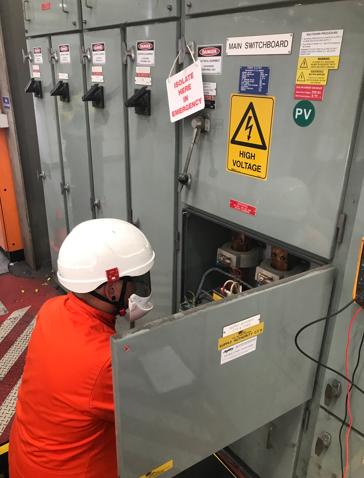 industrial electrician brisbane high voltage switchboard repairs